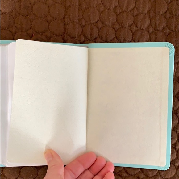 Floral Embossed Teal Colored Holy Bible - Picture 8 of 11